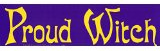 Witch Bumperstickers