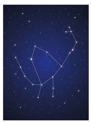 stars of Ophiuchus thriteenth zodiac sign