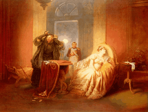 Josephine and Napoleon with Tarot Card Reader